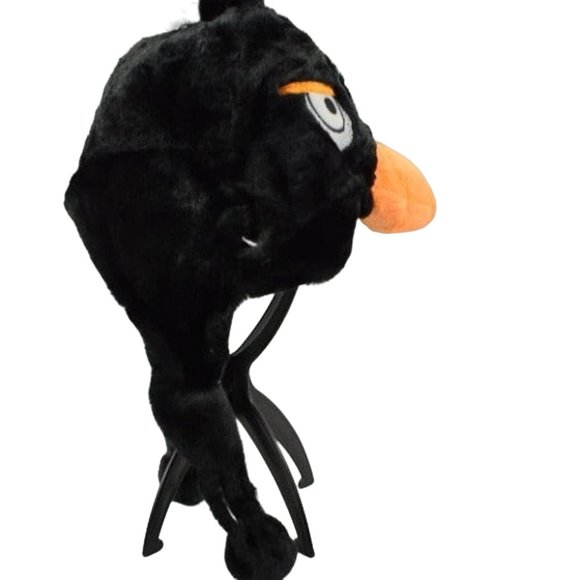 Childrens Black Winter Hat Beanie with Ear Flaps - Picture 4 of 4